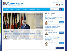 Tablet Screenshot of conservativeeurope.com